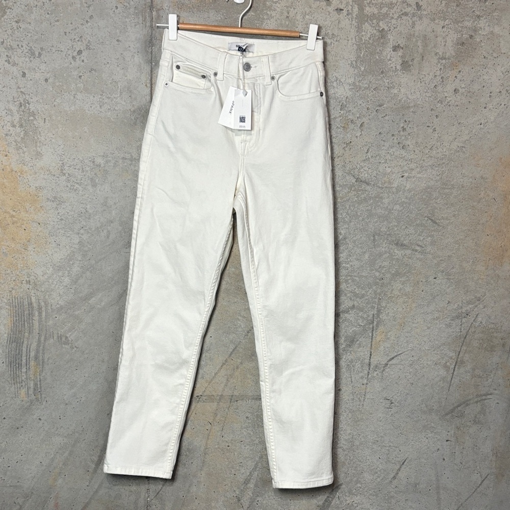 SPANX LYCRA FITSENSE SLIM WHITE JEANS